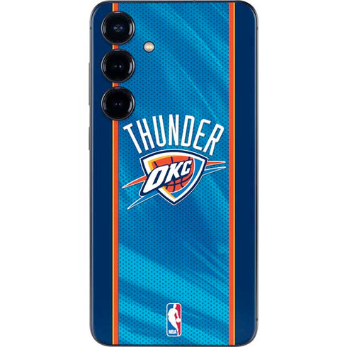 NBA Oklahoma City Thunder Blue Jersey Galaxy S25 Skin